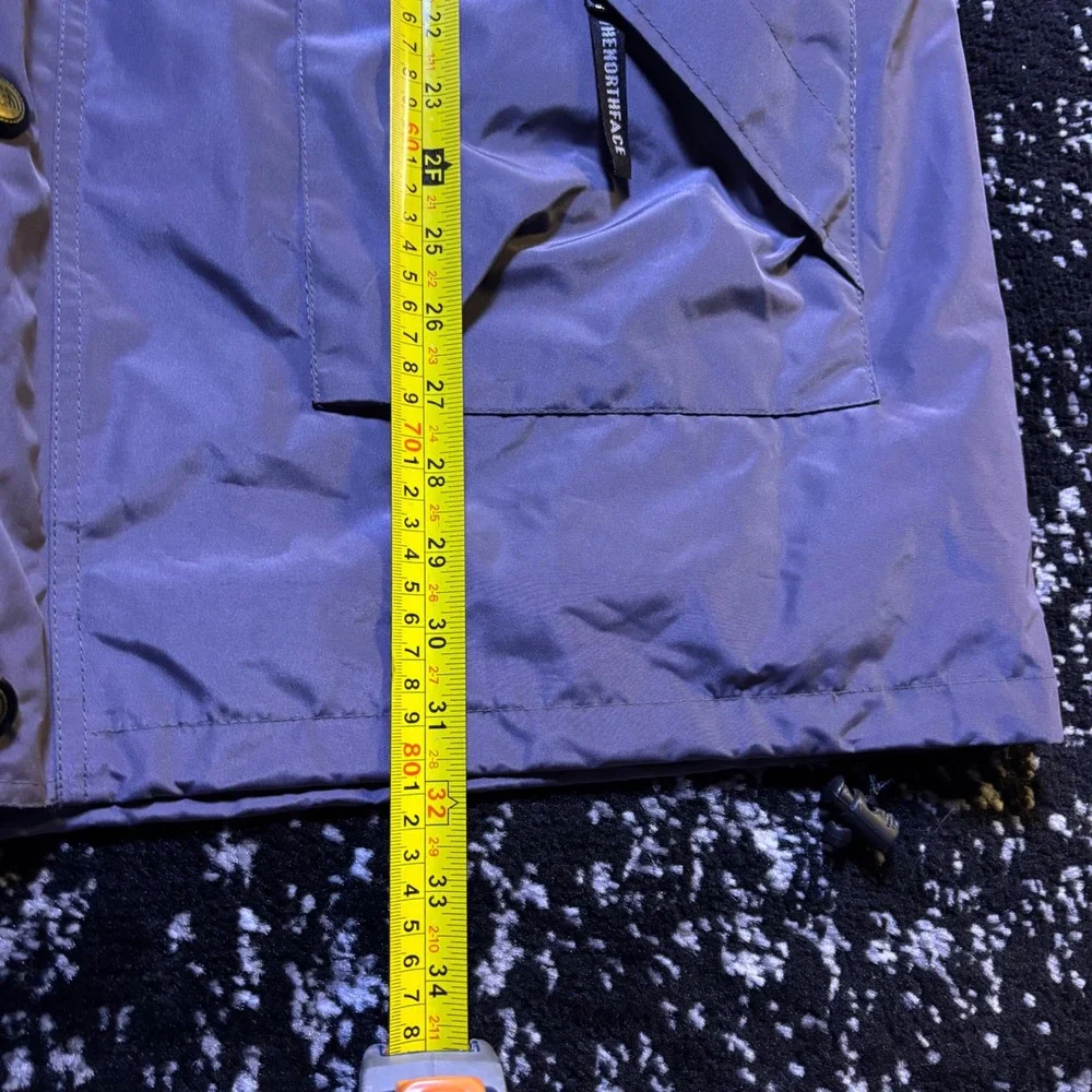 The North Face Mountain Light Gore-Tex Parka Jacket XL Purple Black Vintage